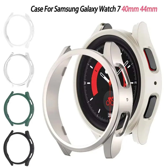 Samsung Galaxy Watch 7 Case 40mm 44mm Hard PC Bumper Cover Peaceful Pleasures Health and Wellness