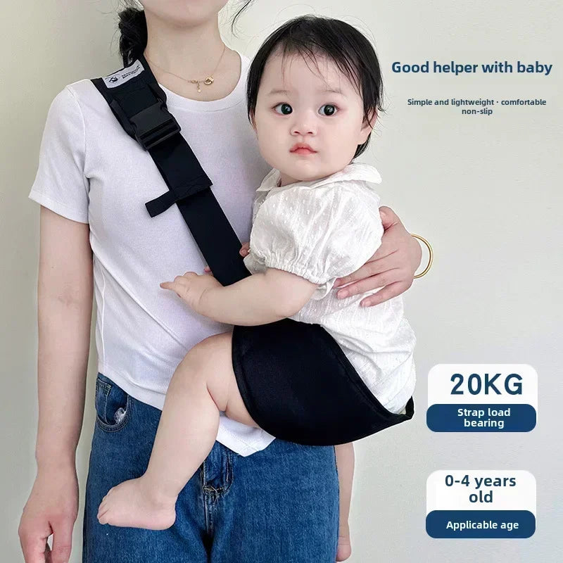 Portable Baby Waist Stool Carrier with Front Back Support Ergonomic Design for Toddlers and Infants Comfortable for Parents Peaceful Pleasures Health and Wellness