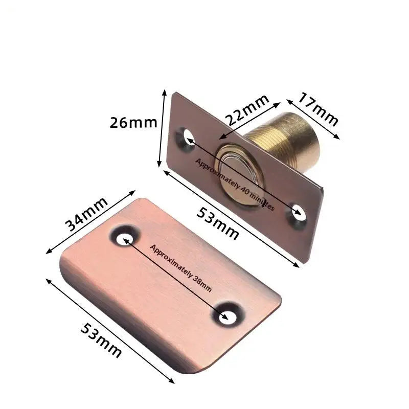 Invisible Magnetic Door Catch – Adjustable Strong Door Stopper Magnetic Door Catch Peaceful Pleasures Health and Wellness A5