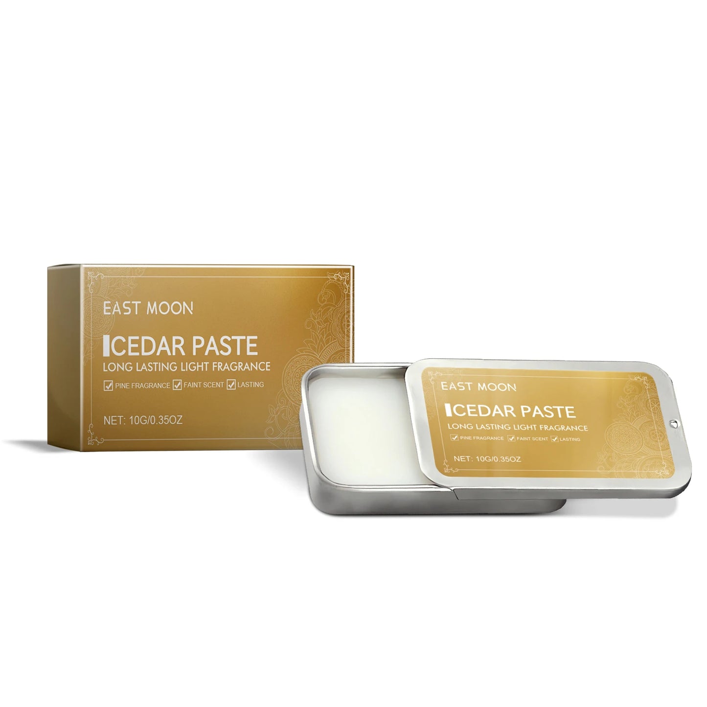 Men's Sandalwood Solid Fragrance Balm | Long-Lasting Scent