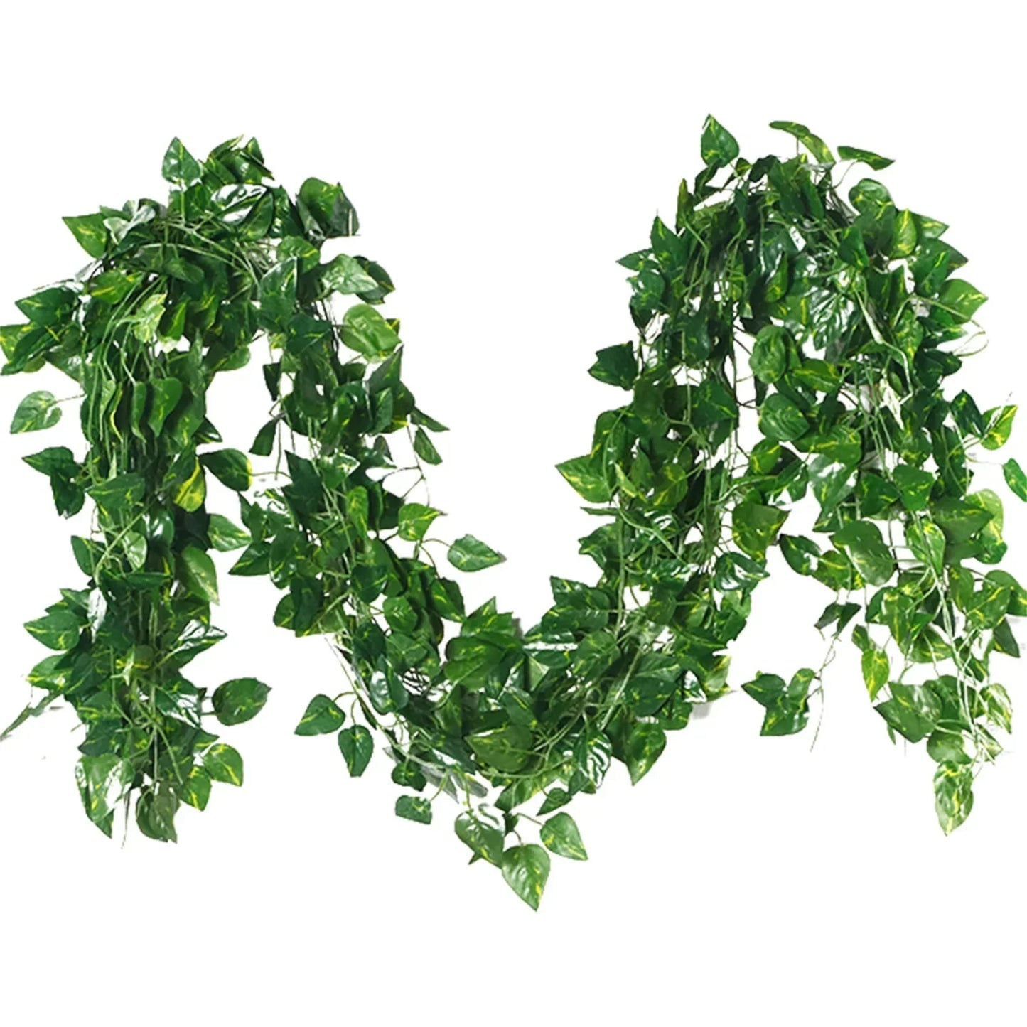 2.1M Artificial Ivy Vine Wreath | Silk Wall Hanging Decor