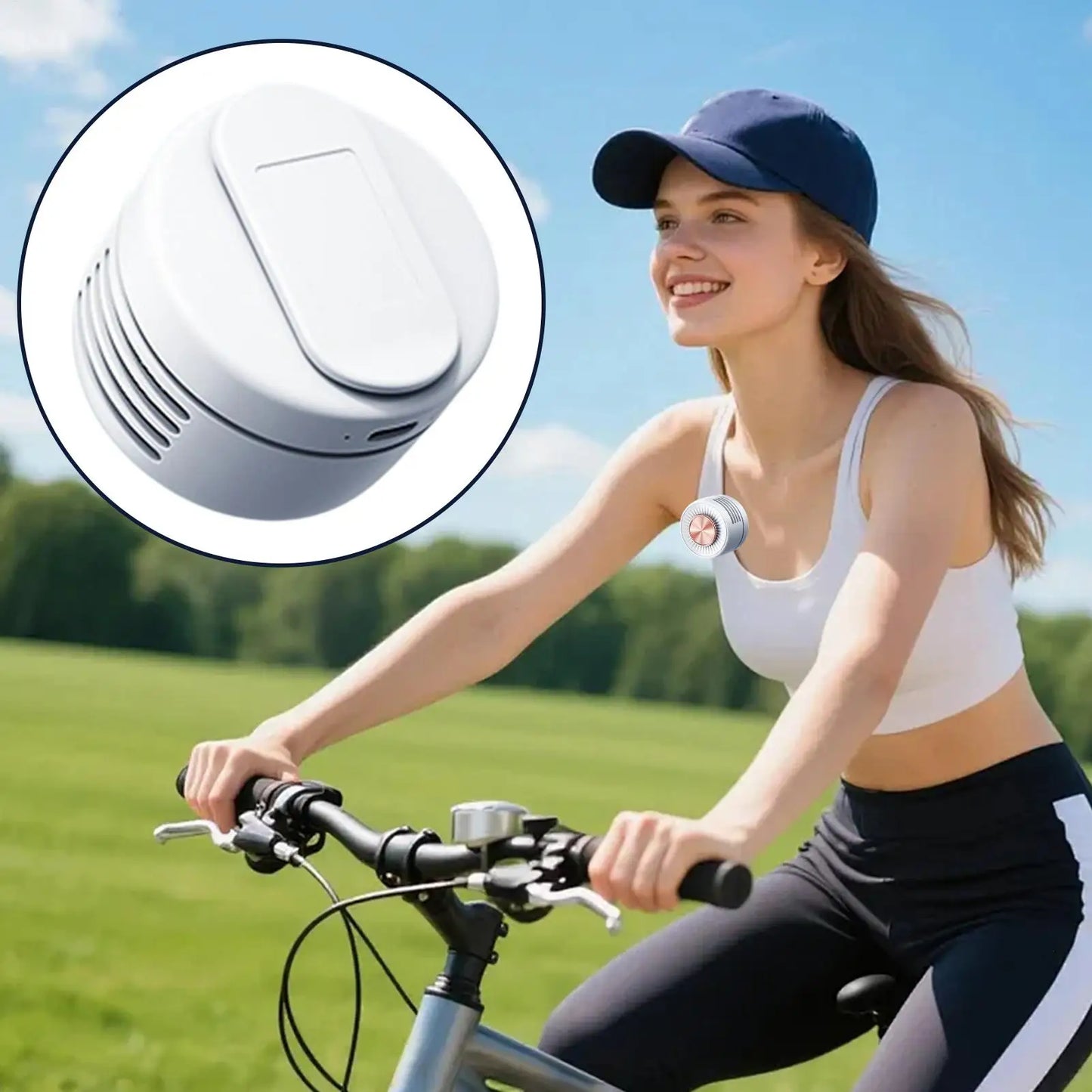 Portable Clip-On Mini Fan | 360° USB Rechargeable, 3 Speeds