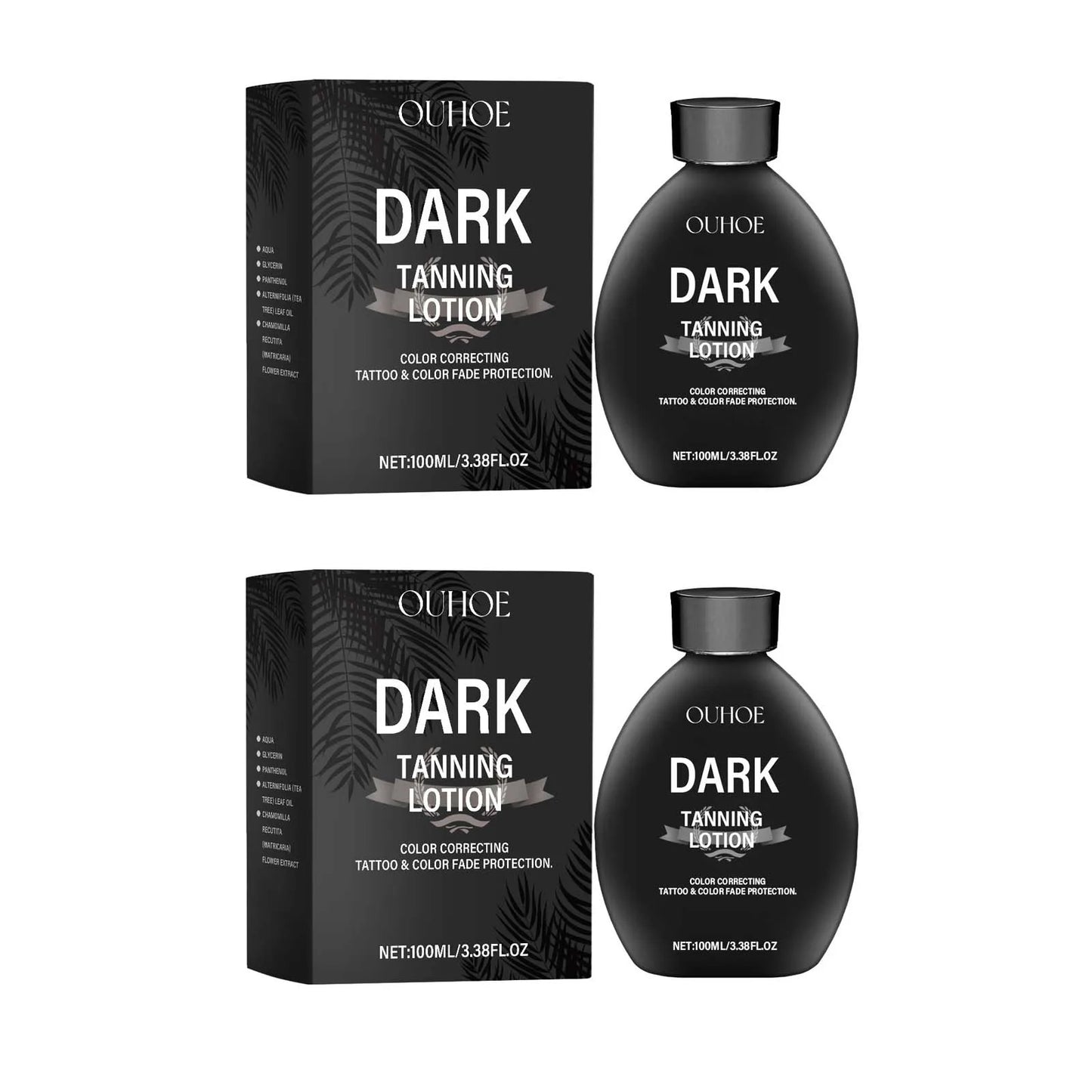 Sunless Self Tanning Lotion – Bronzer for Face & Body, 100ml Peaceful Pleasures Health and Wellness 2 x 100ml Boxed