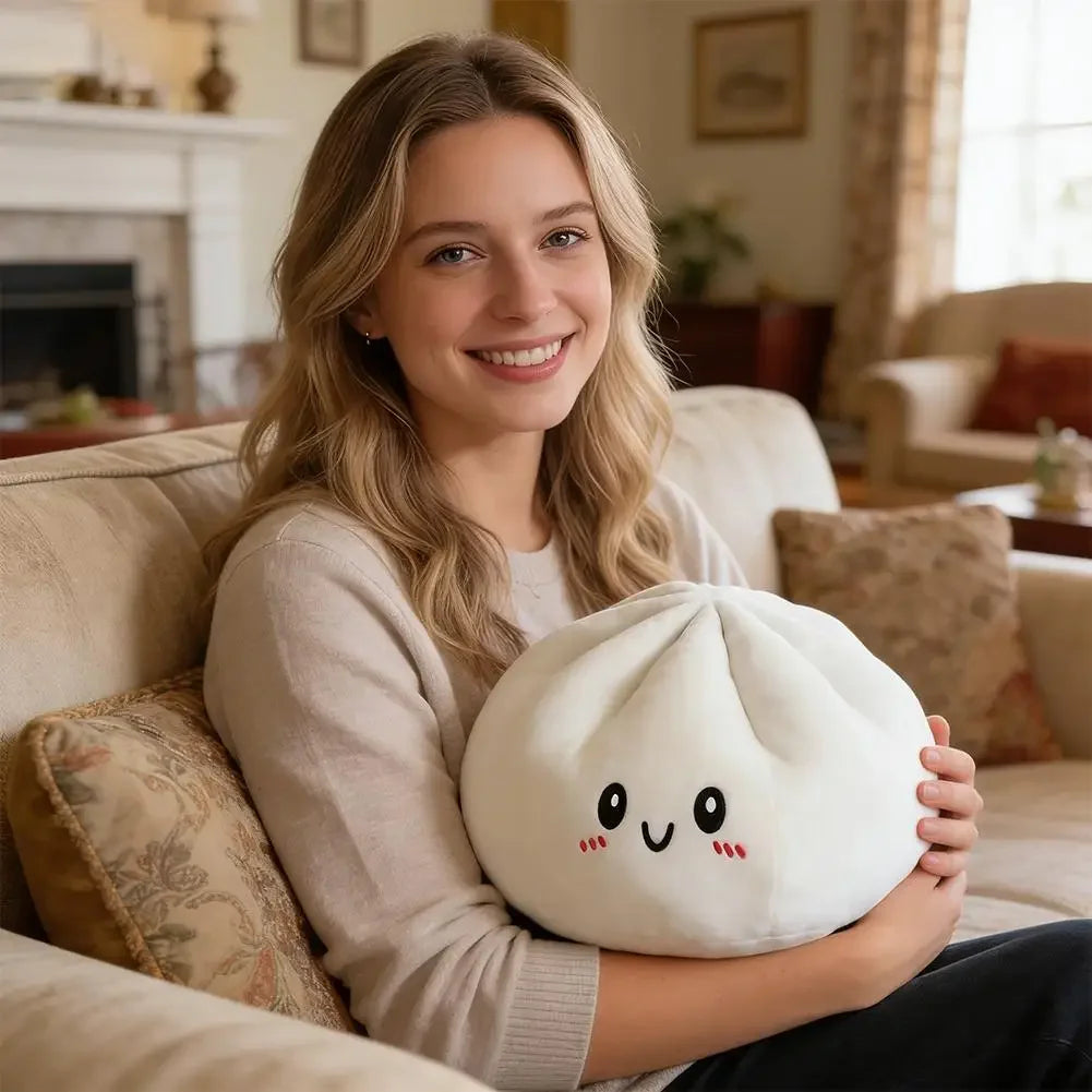 10.2 Inch Giant Dumpling Squishy Stress Ball, Slow Rising, Soft Squeeze Decompression Dough, for Kids Adult Stress Relief Peaceful Pleasures Health and Wellness