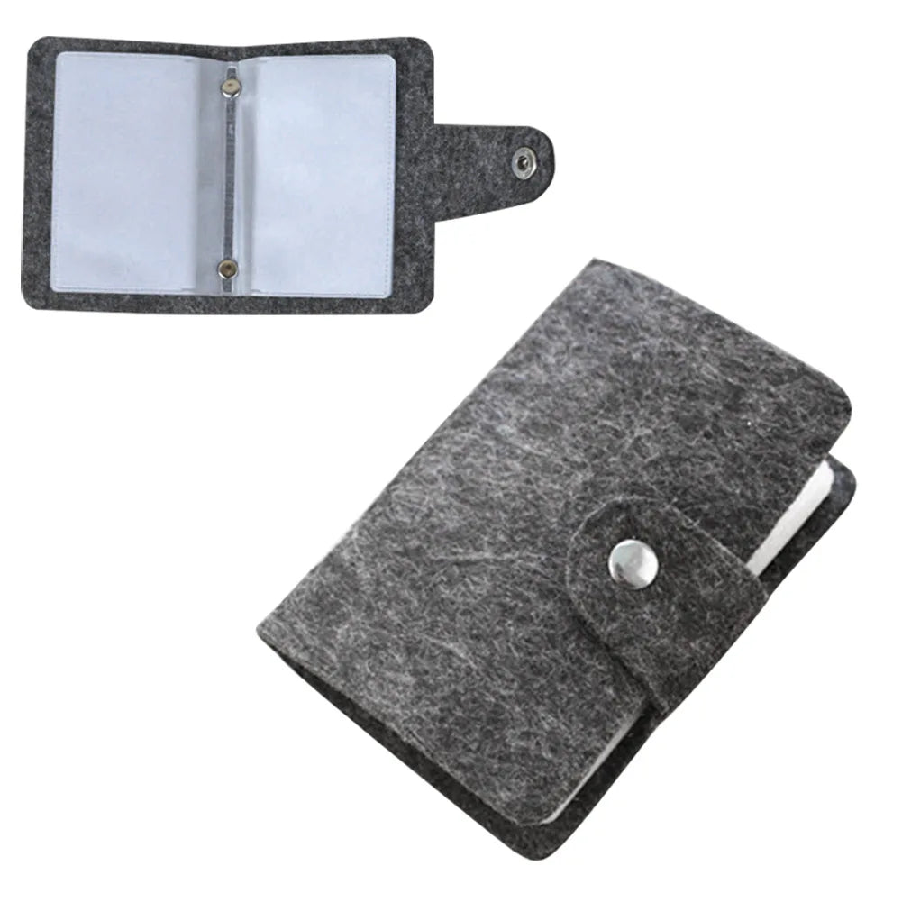 Fashion Accessories Unisex Women Men Vintage Pouch ID Credit Card Wallet Cash Holder Organizer Case Box Pocket Peaceful Pleasures Health and Wellness Dark Grey