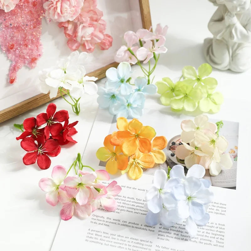10 Silk Rose Artificial Flower Heads 8cm – Wedding & Home Décor