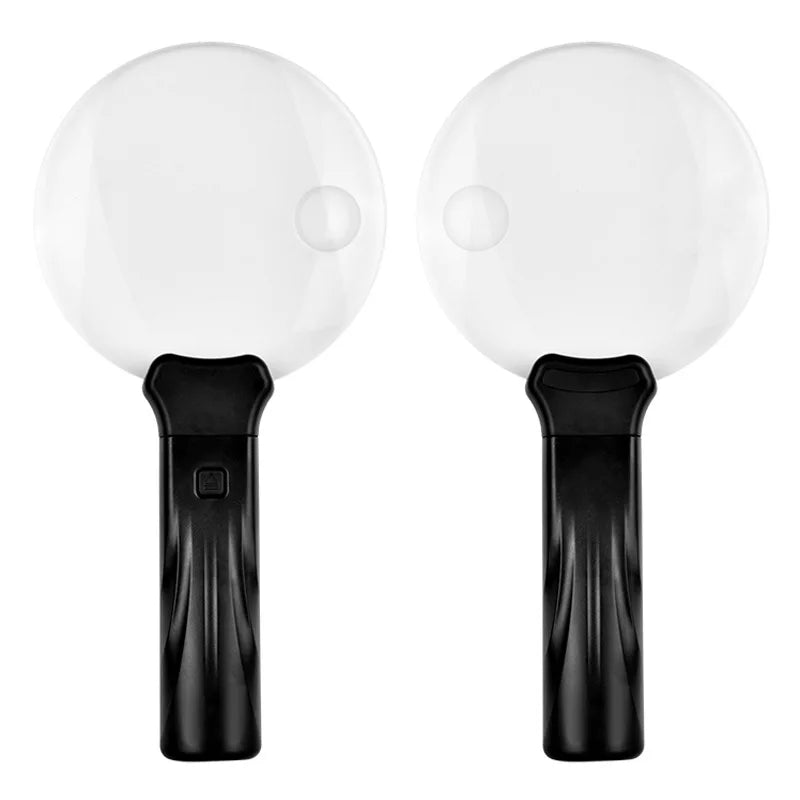 Led Neck Wear Magnifier Handheld Magnifying Glass Rechargeable Desktop Large Screen Lens Magnifier for Reading Sewing Jewels Peaceful Pleasures Health and Wellness