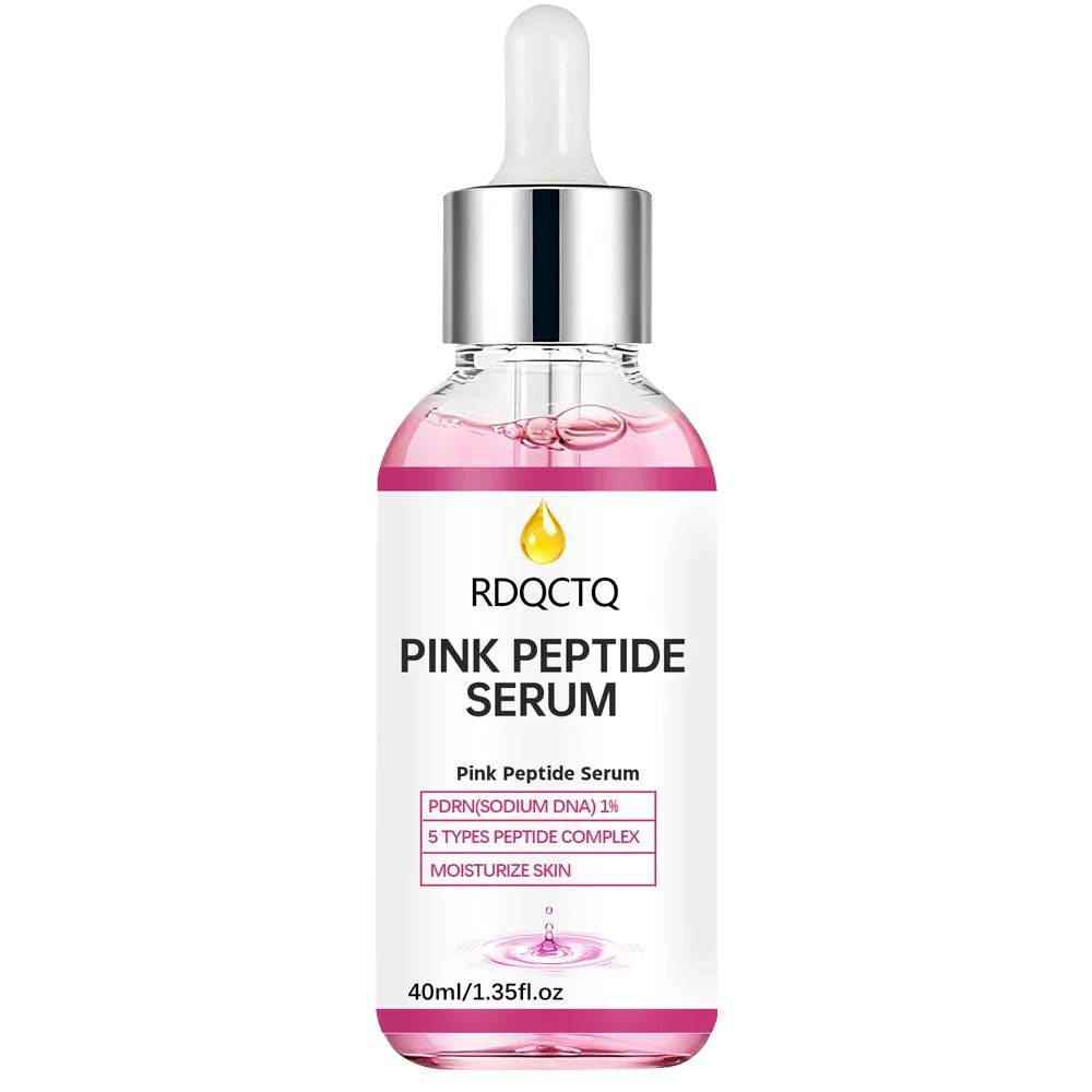 Pink Peptide Essence Serum | 1% PDRN & 5-Peptide Complex