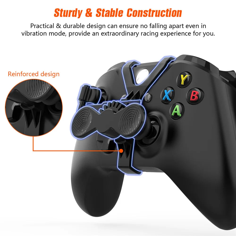 Black Mini Steering Wheel For Xbox One And Xbox One S Game Controller Auxiliary Replacement Accessories Easy To Assemble Peaceful Pleasures Health and Wellness