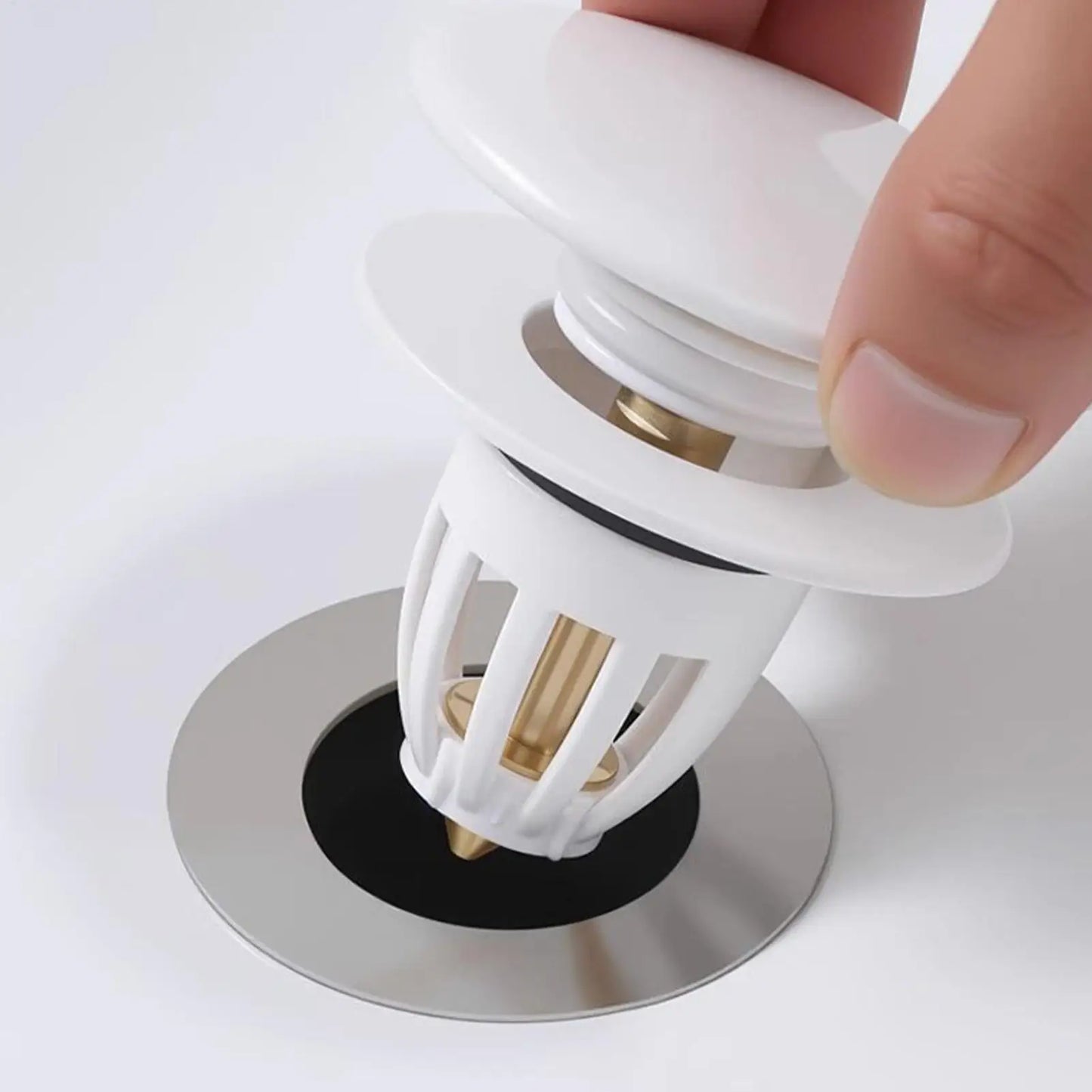 Anti-Odor Sink Stopper Drain Strainer Bathroom Kitchen Washbasin Plug For Home RV Laundry Shower Silicone Seals Restroom Supply Peaceful Pleasures Health and Wellness