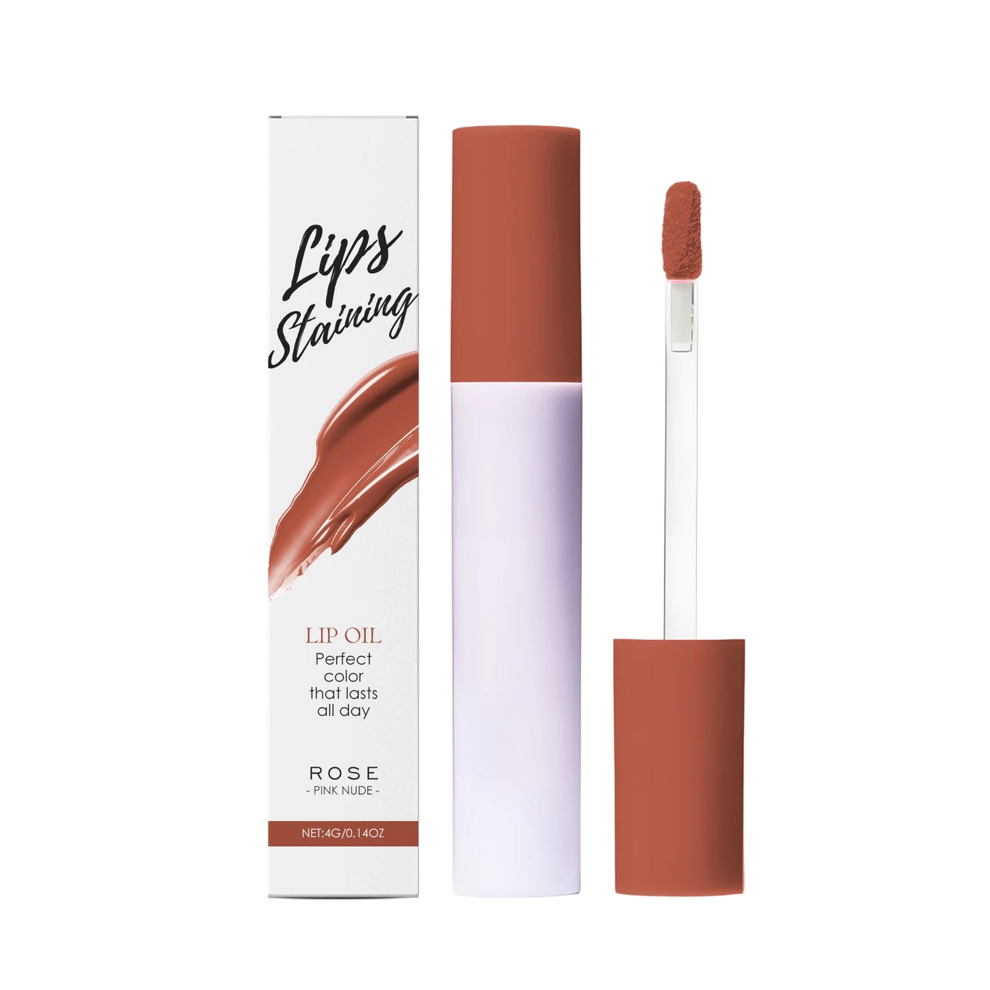 Mirror Lip Oil Gloss Moisturizing Sexy Lips Plumper Long Lasting Waterproof Non-stick Cup Easy to Paint Makeup Lip Cosmetics 4g Peaceful Pleasures Health and Wellness ROSE