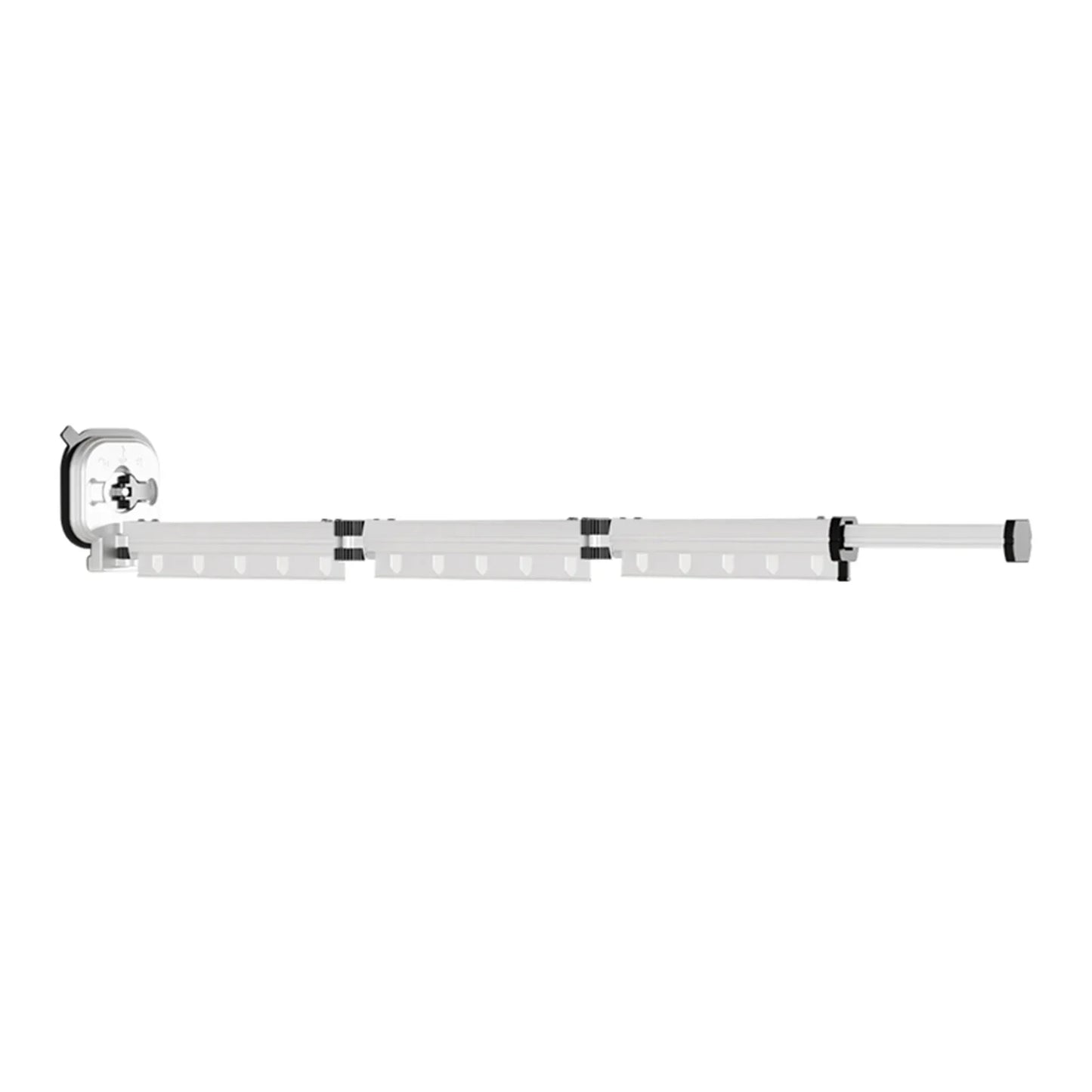 No-Drill Folding Wall-Mount Clothes Drying Rack | Suction Cup