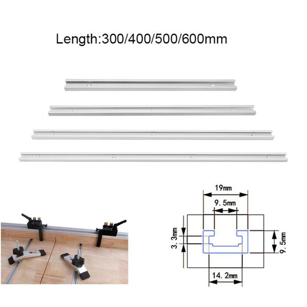 400- Woodworking Chute Rail T-track Aluminum Alloy T Screws Quick
