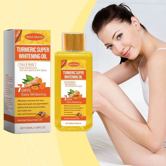 Turmeric Body Oil – Brightening & Moisturizing Skin Oil 100ml Turmeric Body Oil Oasis Select