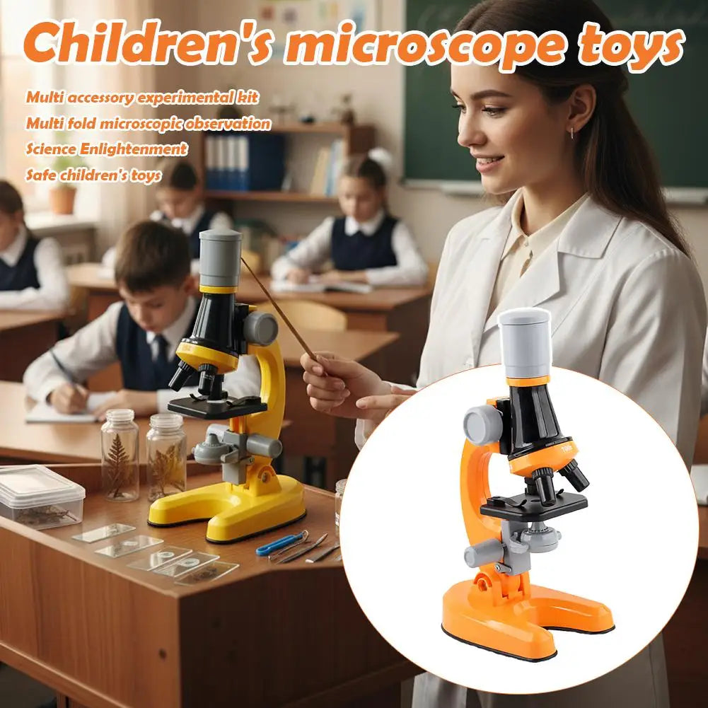 Children's Microscope Toys Science Education Portable Biology