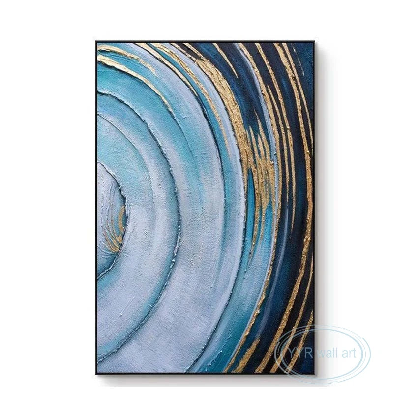 Hand-Painted Abstract Oil Painting Canvas Wall Art | Modern Decor Canvas Oil Painting Peaceful Pleasures Health and Wellness No frame 1 70cmx100cm