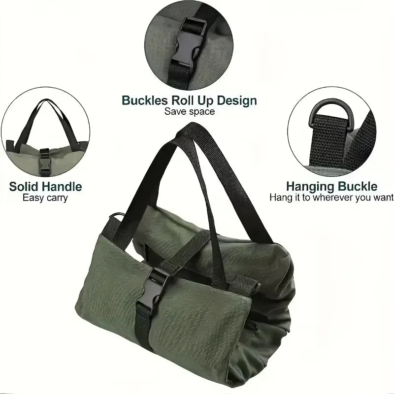 Canvas Roll-Up Tool Organizer | Wrench Roll Storage Bag