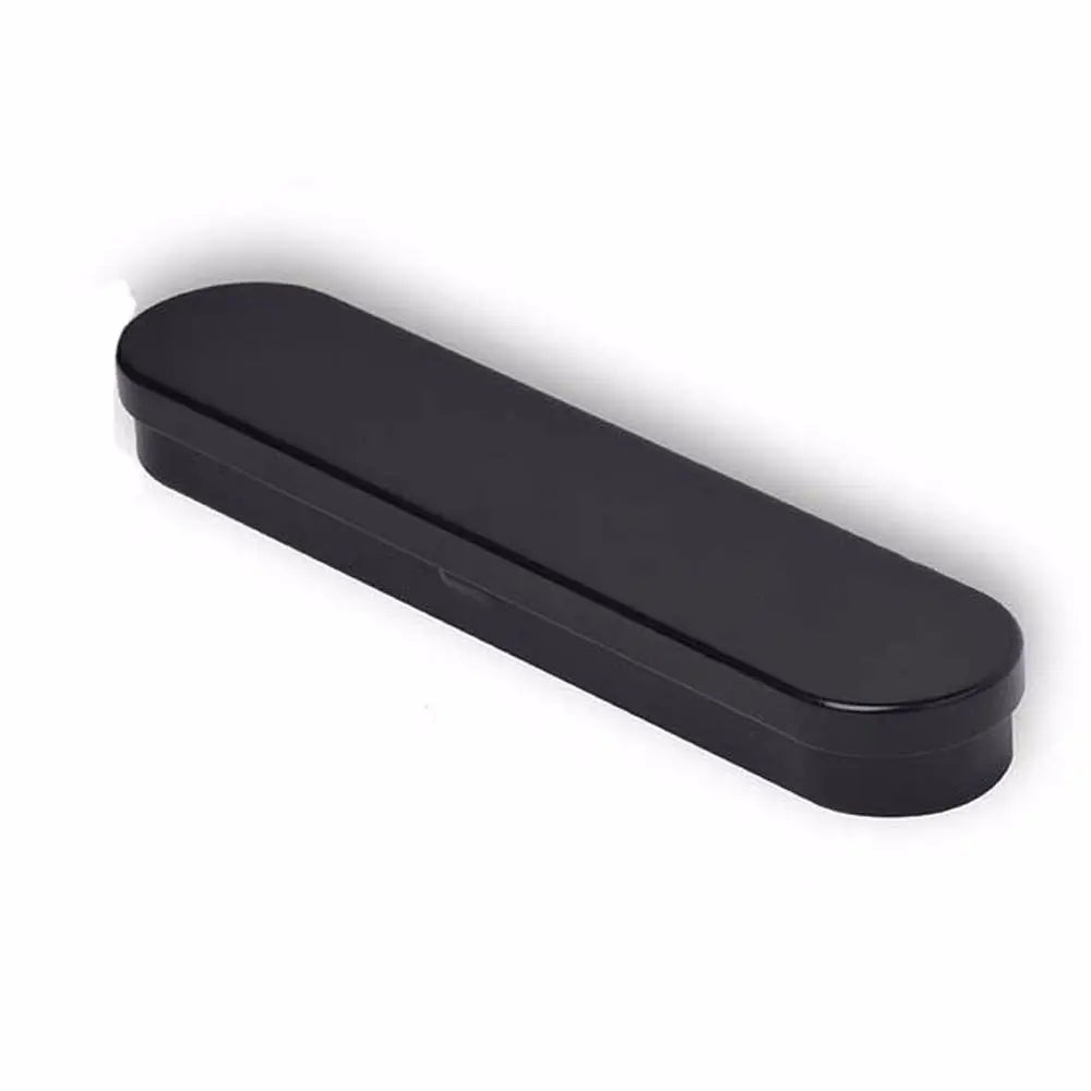 Supplies Multifunction Stationery Storage Box Flip box Student Tin Box Fountain Pen Box Metal Pencil Case Iron Pencil Case Peaceful Pleasures Health and Wellness black