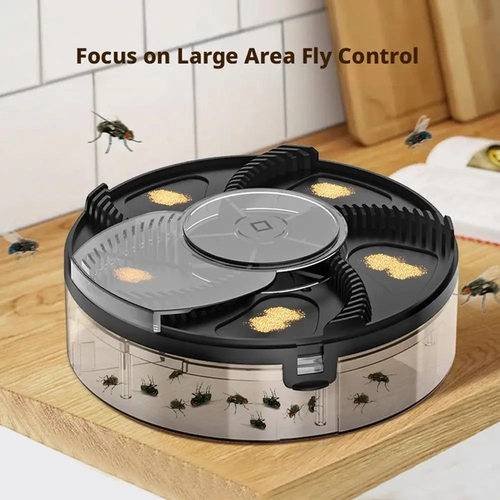 USB Electric Rotating Fly Trap – Silent Indoor & Outdoor Use