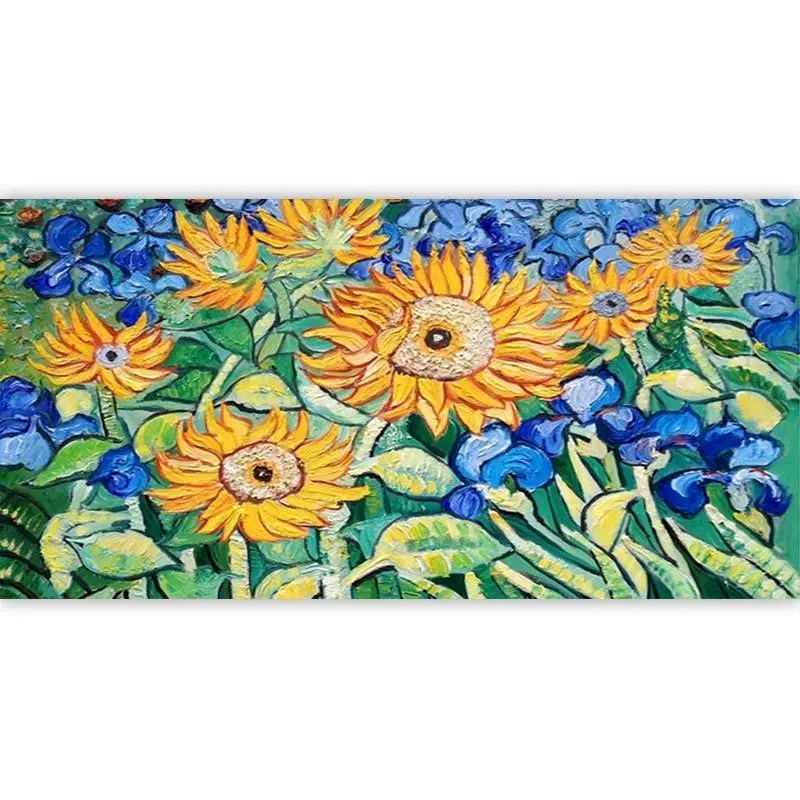 Van Gogh Starry Sky Paint by Numbers Kit | 60x75cm Canvas Paint by Numbers Kit Peaceful Pleasures Health and Wellness 991747 20x30cm Unframed
