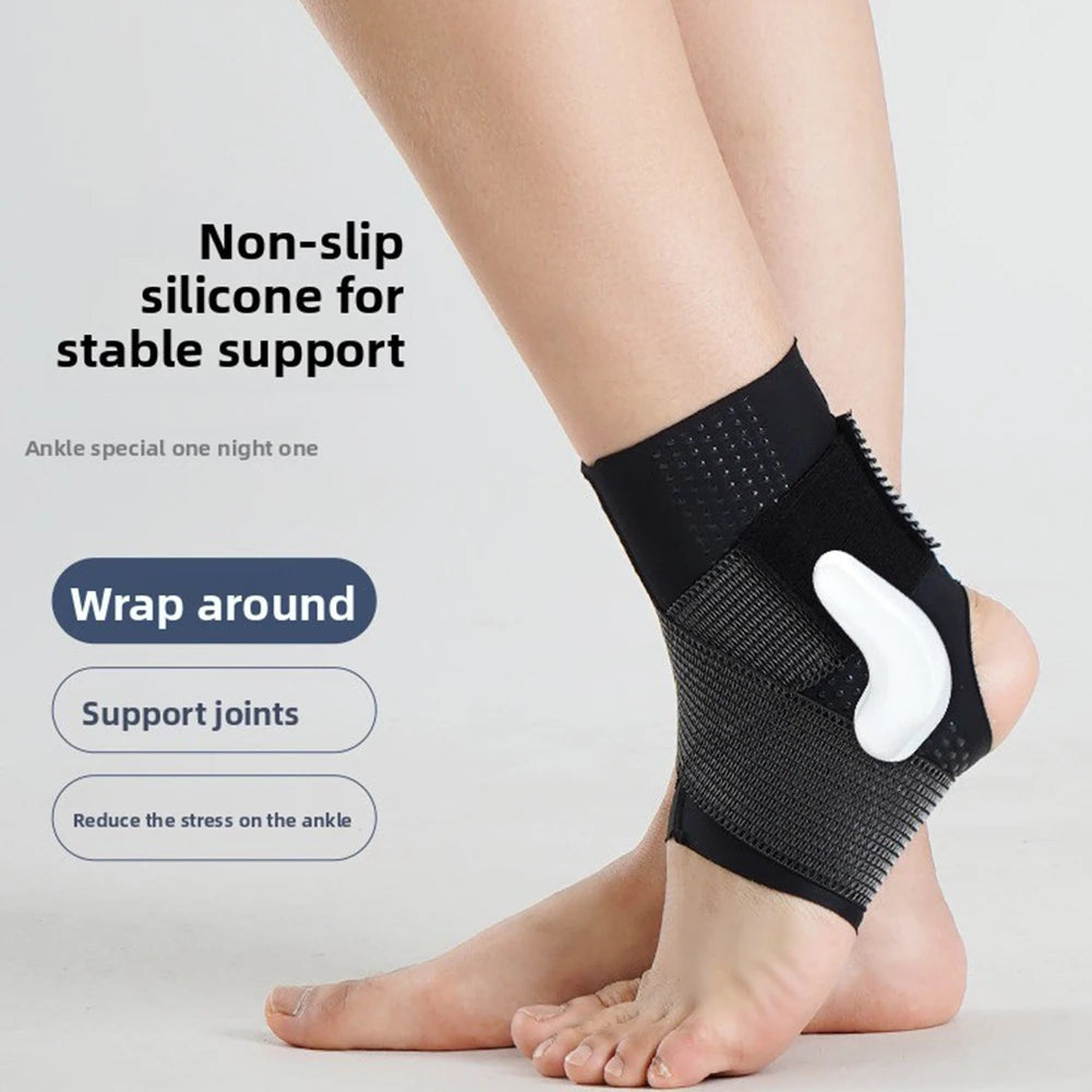 Elastic Ankle Brace with Adjustable Wraps | Gym & Hiking Ankle Brace Support Peaceful Pleasures Health and Wellness