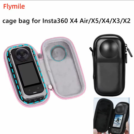 Insta360 X4/X5/X3 Rabbit Cage Hard Carrying Case – Anti-Scratch Camera Carrying Case Oasis Select
