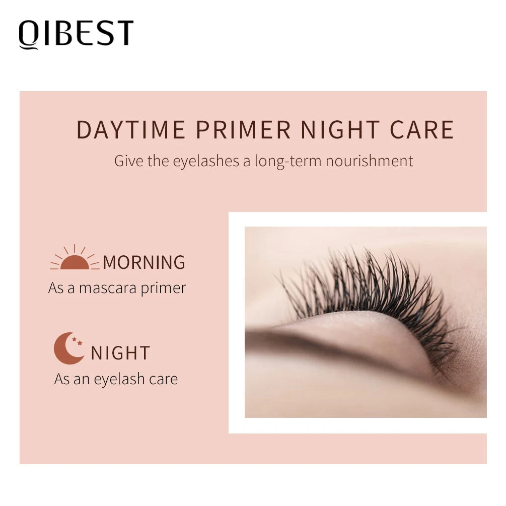 QIBEST Eyelash Growth Serum Liquid Eyelash Enhancer Vitamin E Treatment Lash lift Eyes Lashes Nourishing Lengthening Eyes Makeup Peaceful Pleasures Health and Wellness