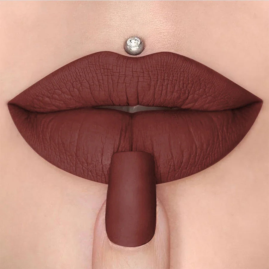 KAFURUX Matte Velvet Lipstick Pen – 15 Shades | Waterproof