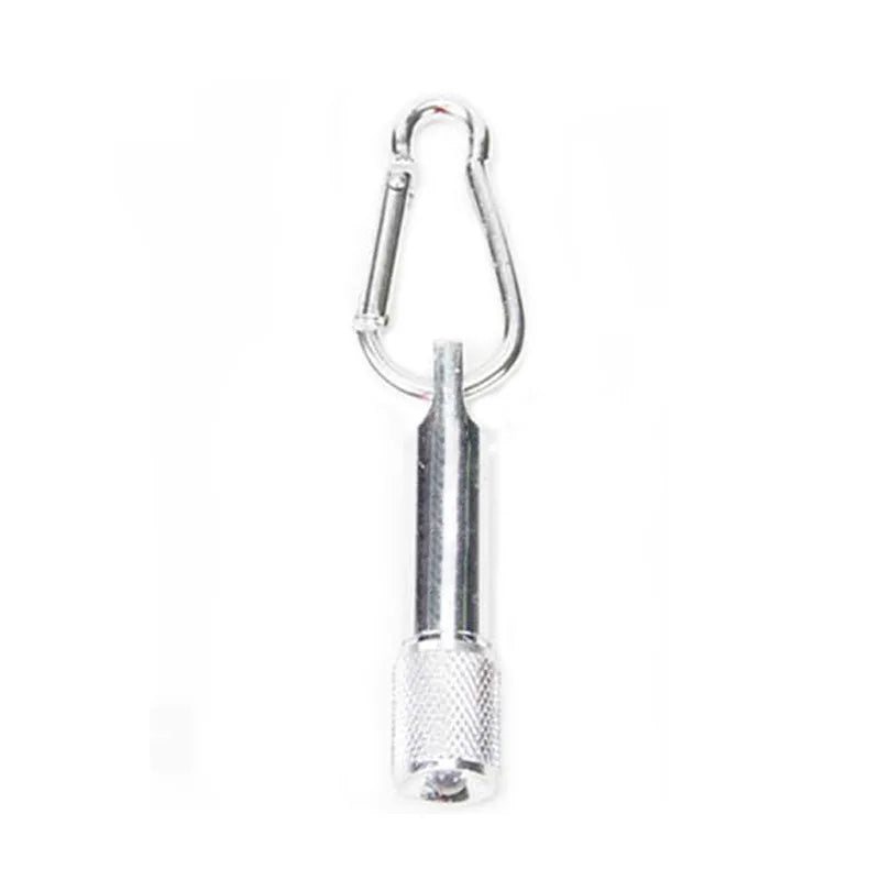 Mini LED Keychain Flashlight | Aluminum Carabiner Clip Torch