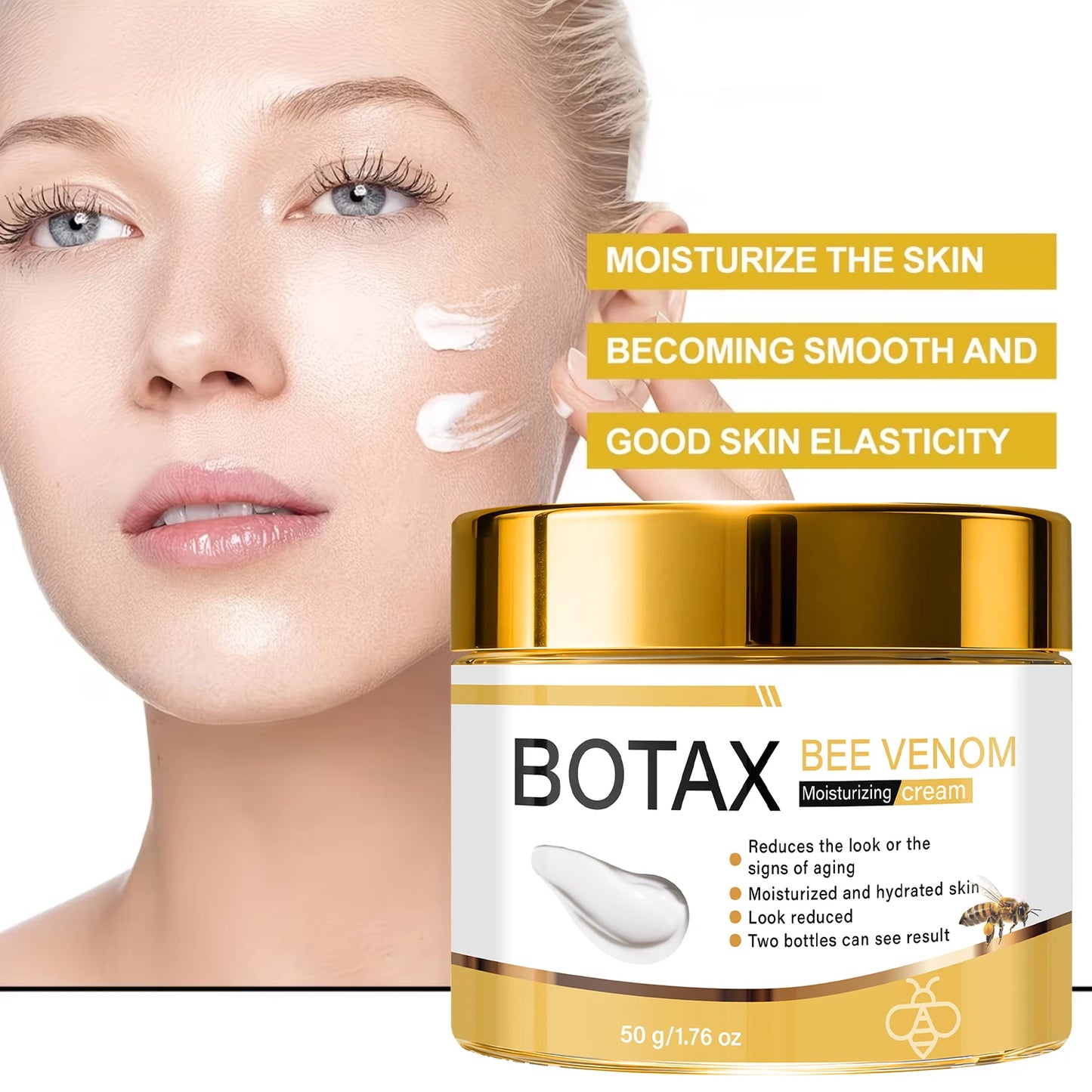 Bee Venom Firming Cream – Retinol, Hyaluronic Acid & Collagen Anti-Aging Face Cream Peaceful Pleasures Health and Wellness