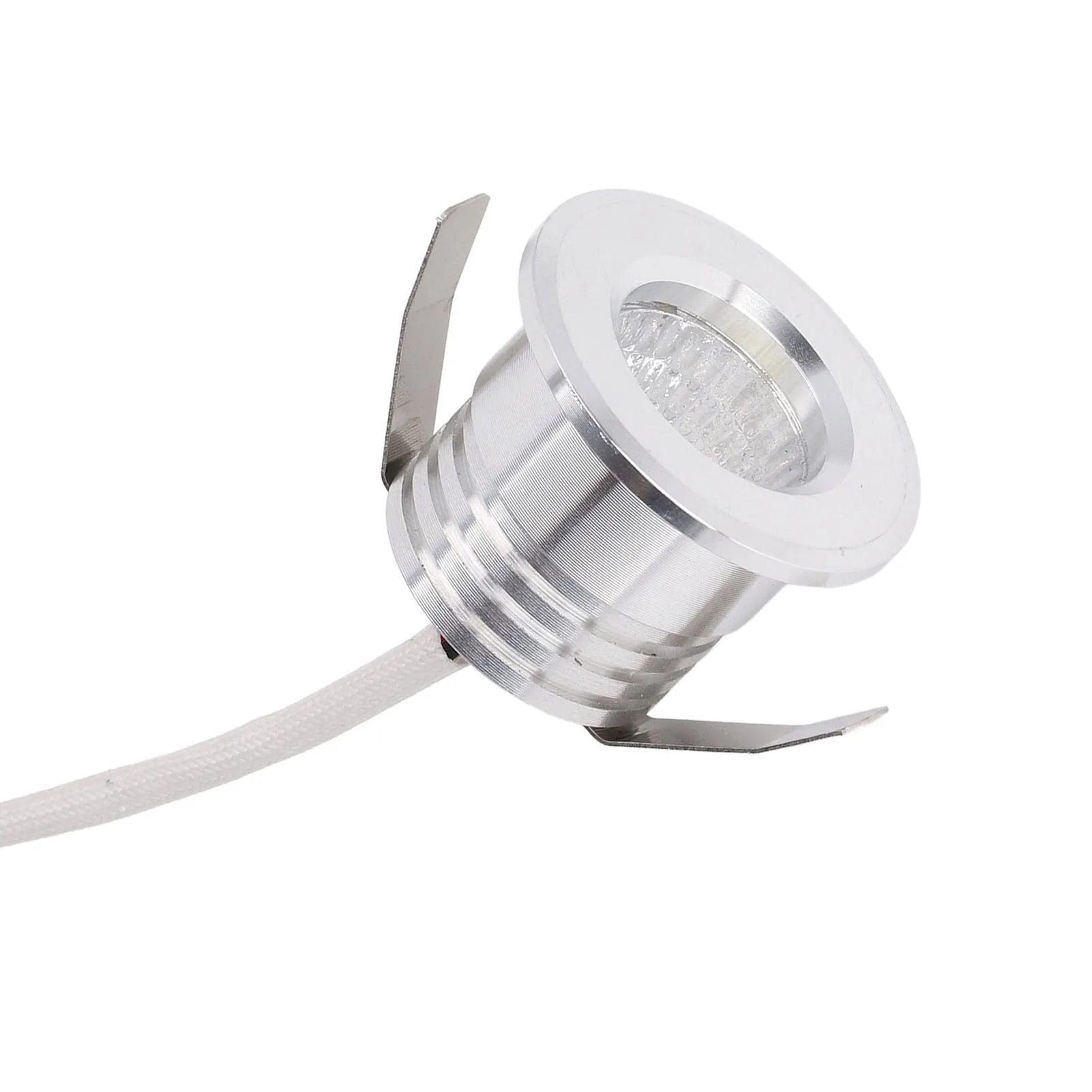 Mini Recessed Spotlight Resistant 3W Heat Dissipation Mini LED Recessed Spotlight for Shopping Mall for Display Cabinet Peaceful Pleasures Health and Wellness