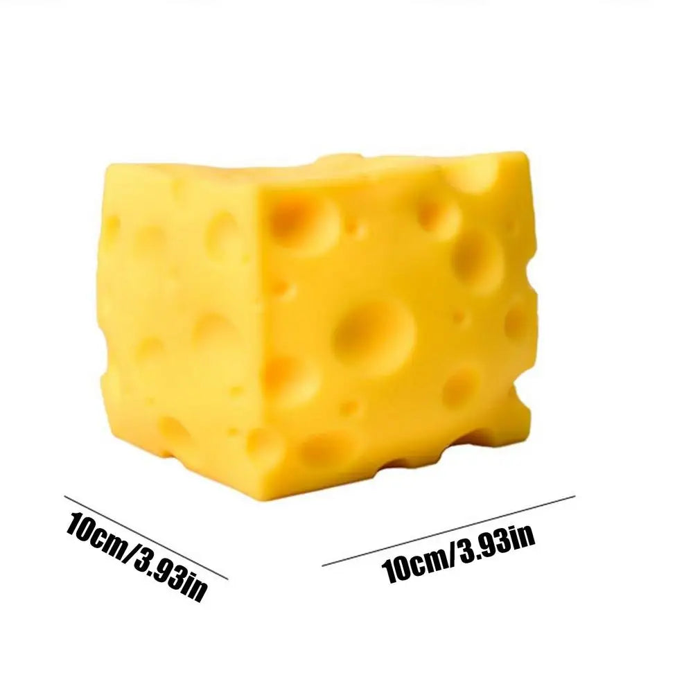 Squishy Cheese Cube Fidget Toy – Slow Rebound Sensory Squeeze