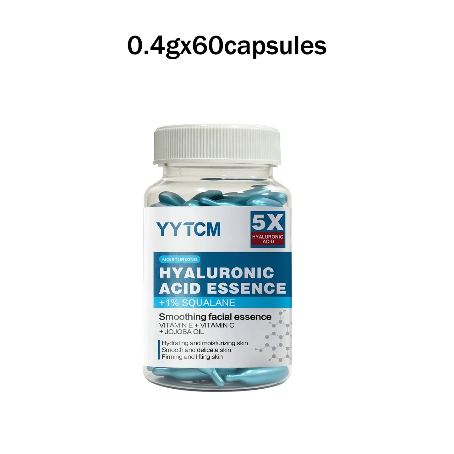 Hyaluronic Acid Brightening Face Serum Capsules | 18–180ct