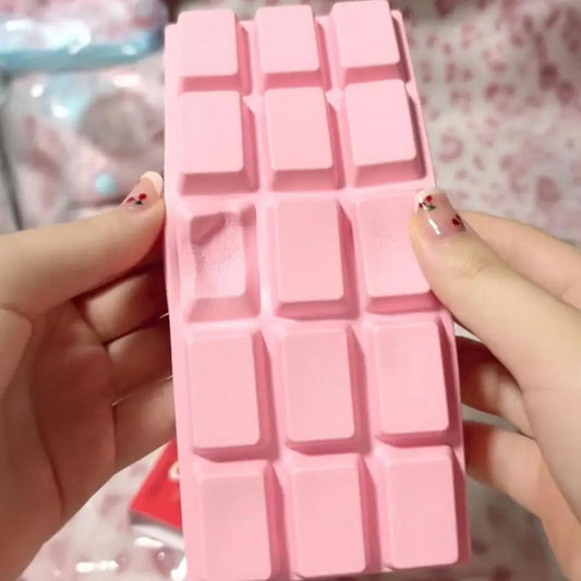 Pink Chocolate Bar Squishy Toy – Slow Rising Fidget Squeeze Squishy Fidget Toy Peaceful Pleasures Health and Wellness