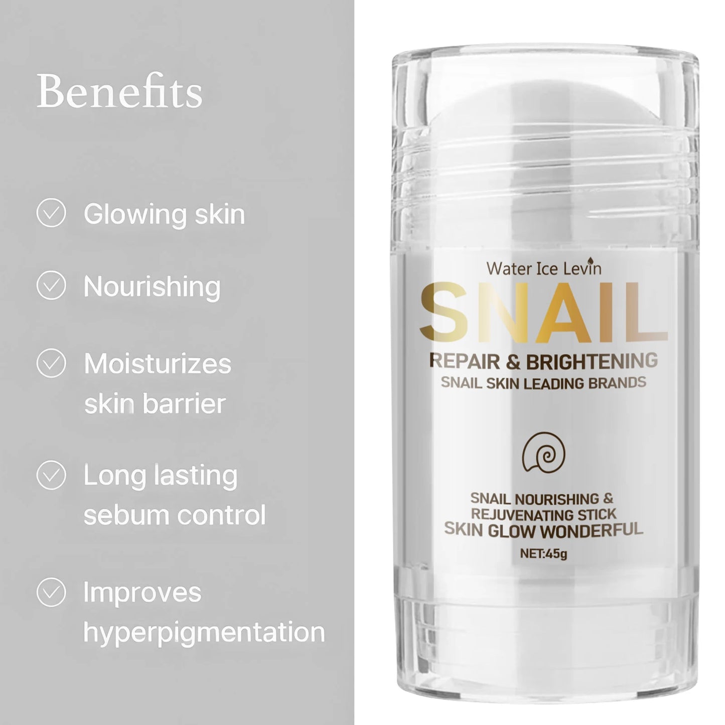 Snail Collagen Anti-Aging Bar – Moisturizing Face & Neck Cream