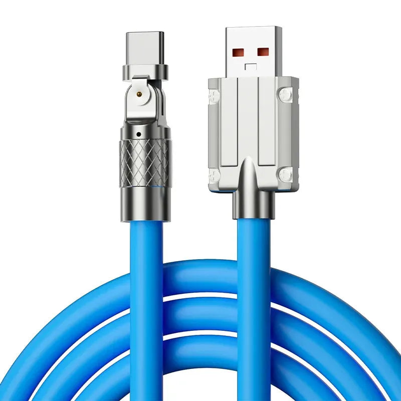 120W USB-C Fast Charging Cable | 180° Elbow Gaming Charger