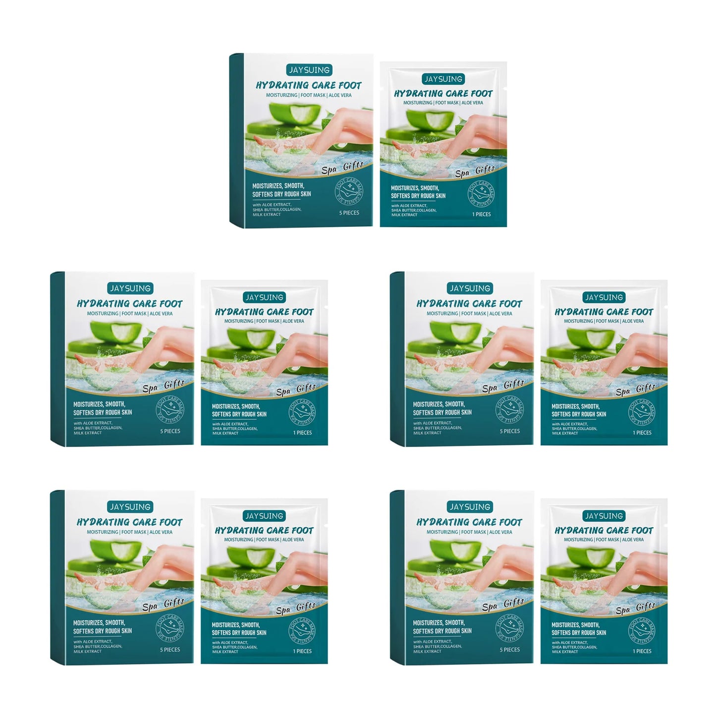 Aloe Vera Exfoliating Foot Mask – Dead Skin & Callus Remover