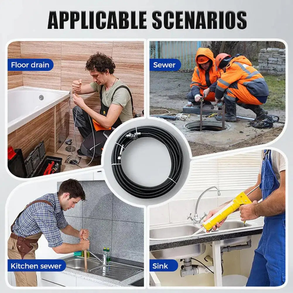 Flexible Sewer Descaling Chain Tool for Easy Dredging Peaceful Pleasures Health and Wellness