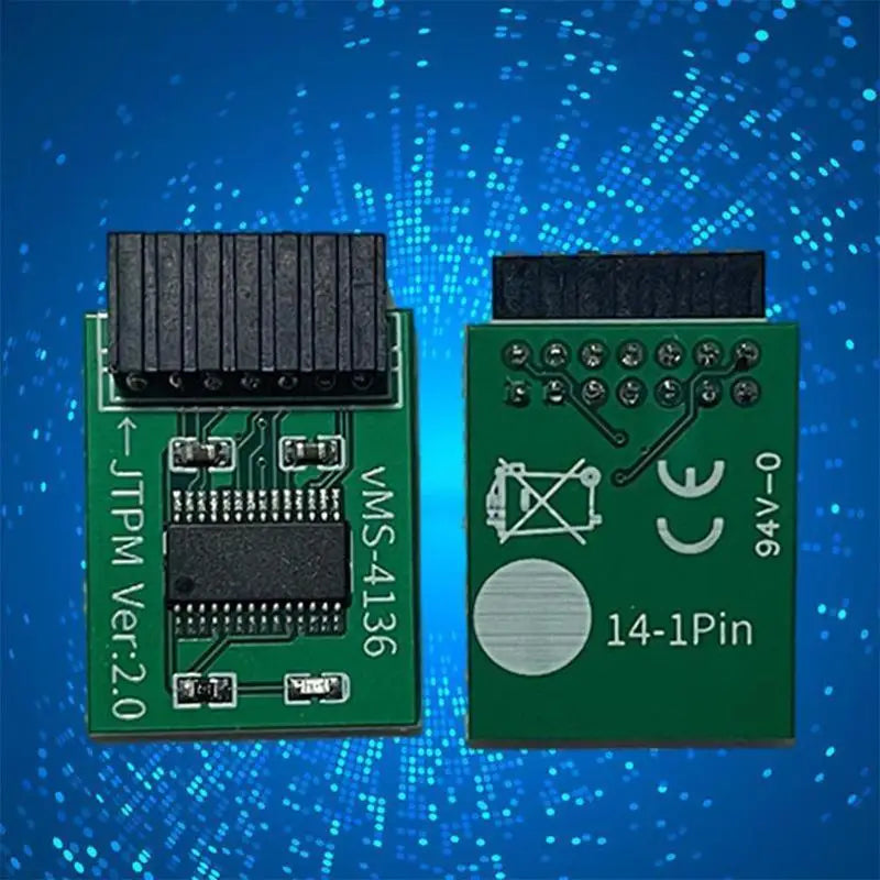 TPM 2.0 Encryption Security Module Remote Card Supports Multi Brand Motherboards 12 14 18 20-1pin Pins Peaceful Pleasures Health and Wellness