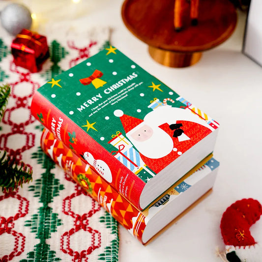 Christmas Magic Book Candy Gift Box | Santa Xmas Party Favor Holiday Gift Box Oasis Select