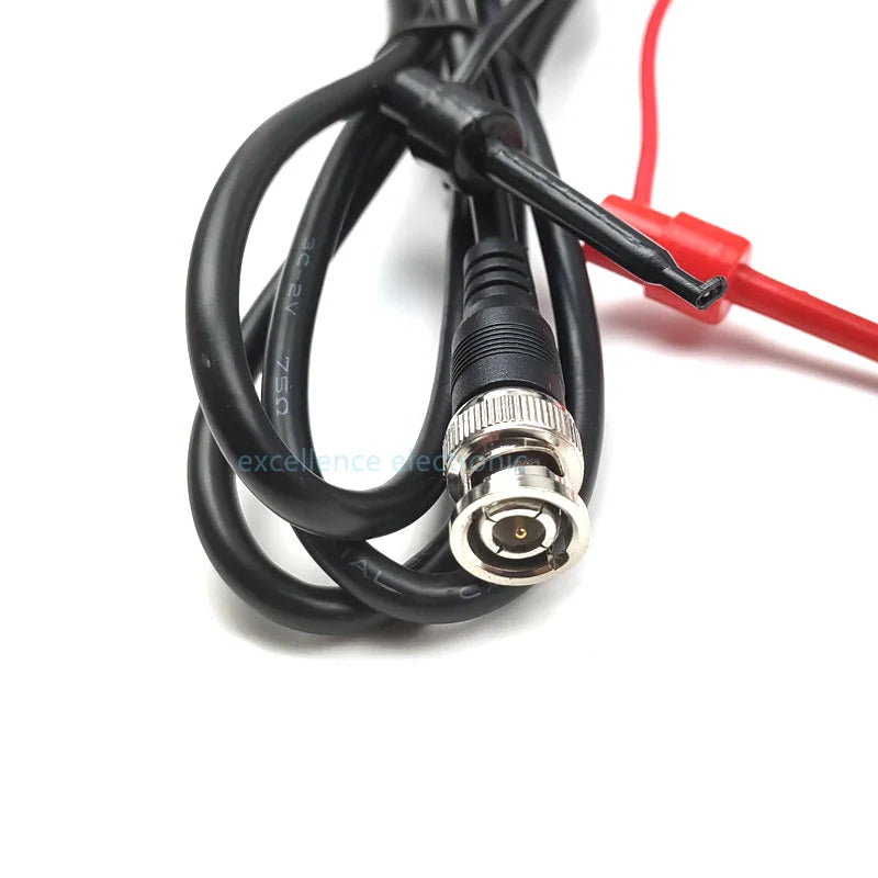 BNC Male Plug to 4mm Banana Stackable Plug Crocodile Clip Lead Probe Q9 Testing Mult Cable Cord 75ohm RF Coaxial Tangerrf Peaceful Pleasures Health and Wellness