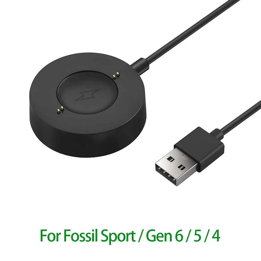 1M USB Charging Cable For Fossil Gen 6/Fossil Gen 5/Fossil Gen SE/Fossil Gen 4/Fossil Sport Charger Peaceful Pleasures Health and Wellness