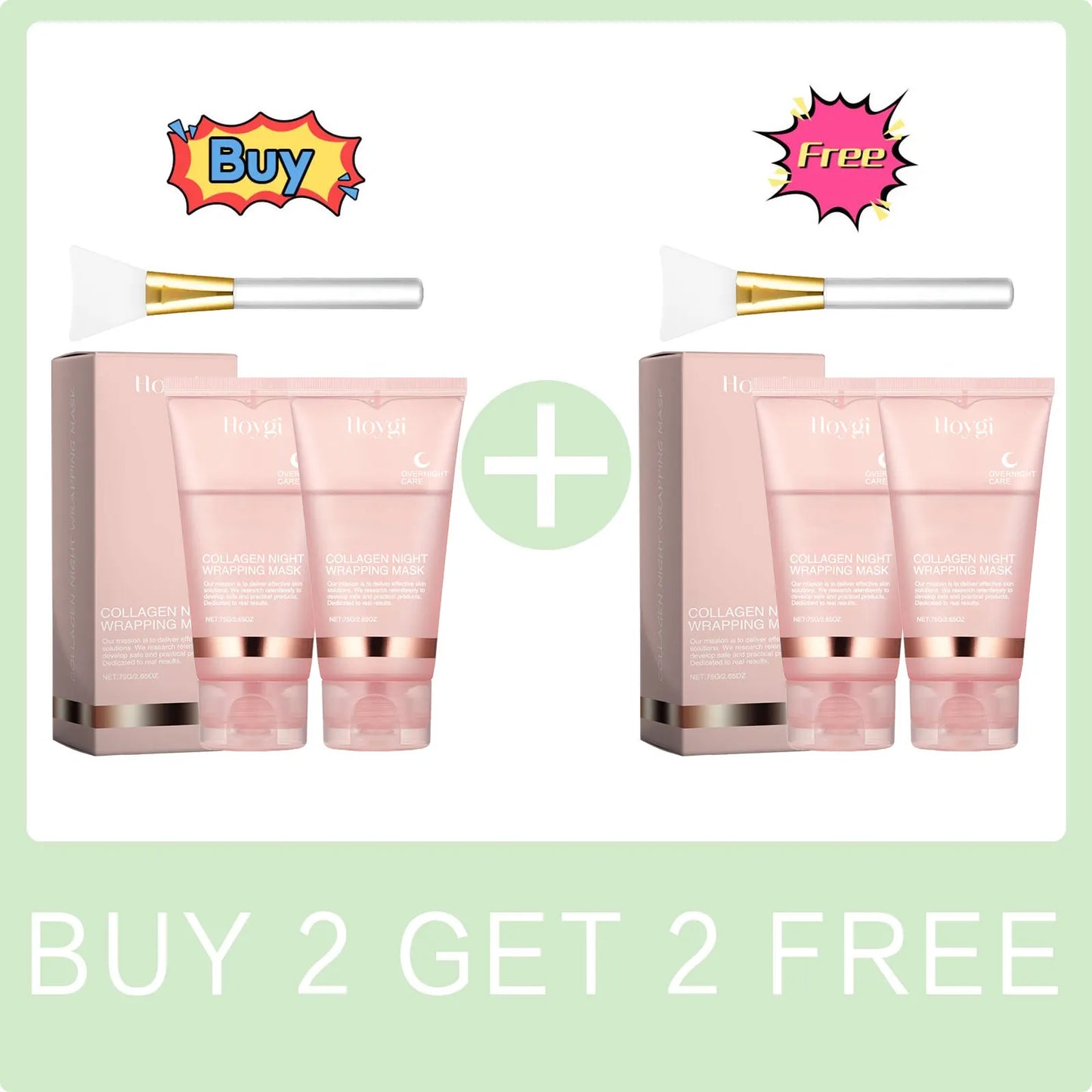 Collagen Peel off Mask Pore Shrinking Blackhead Removal Oil Control Skin Rejuvenation Moisturizing Brightening Korean Skin Care Peaceful Pleasures Health and Wellness Buy 2 Get 2 Free