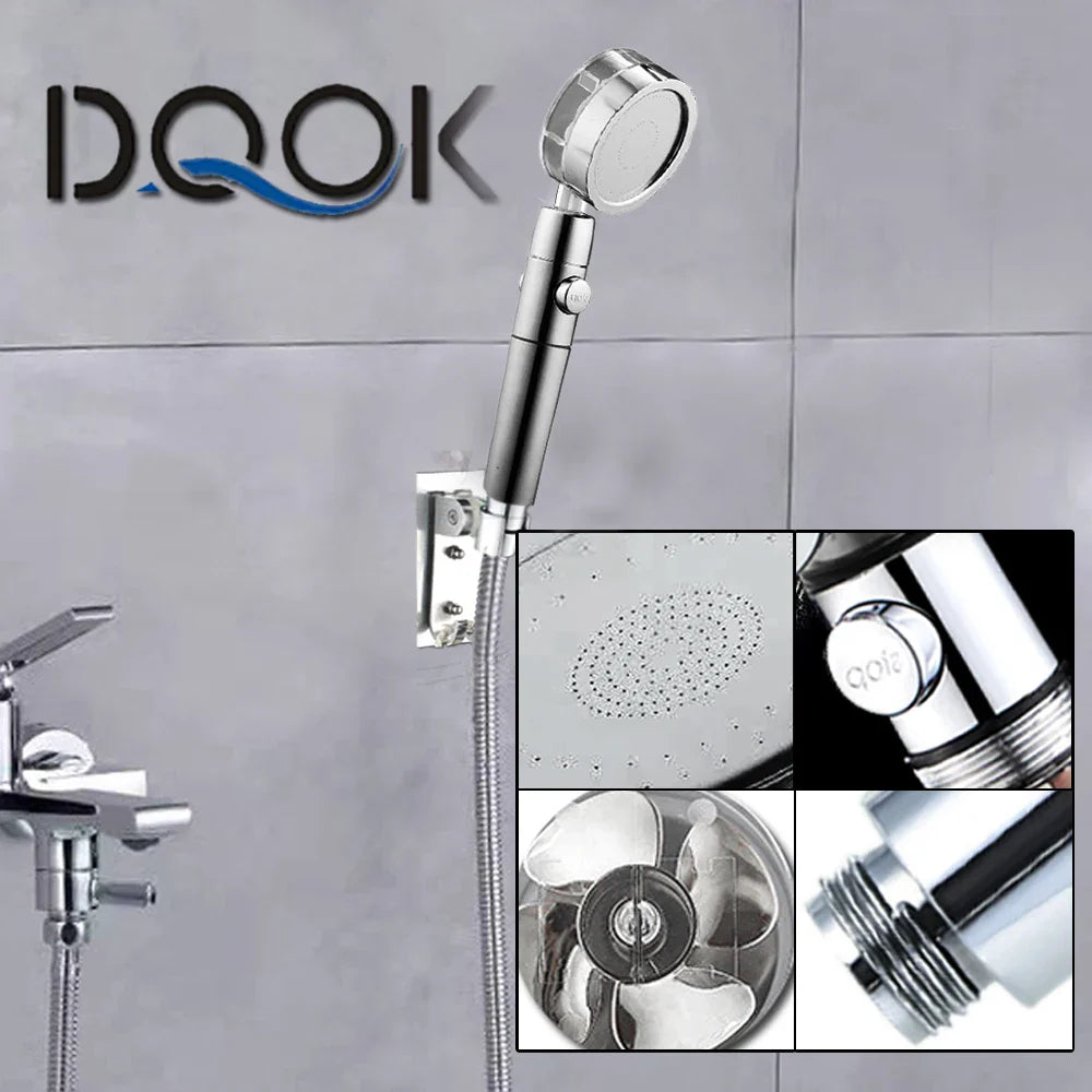 360° Rotating High-Pressure Water-Saving Rain Shower Head