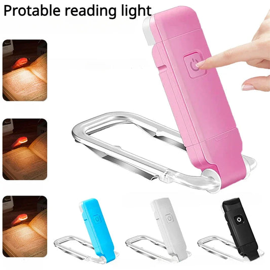 LED Clip-on Book Light Home-appliance Night Lights Lamp Charging Mode Eye Care USB Children's Reading Light Indoor Table Peaceful Pleasures Health and Wellness