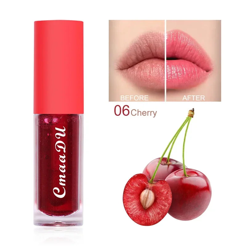 Strawberry Color-Changing Lip Oil Gloss | Moisturizing Jelly