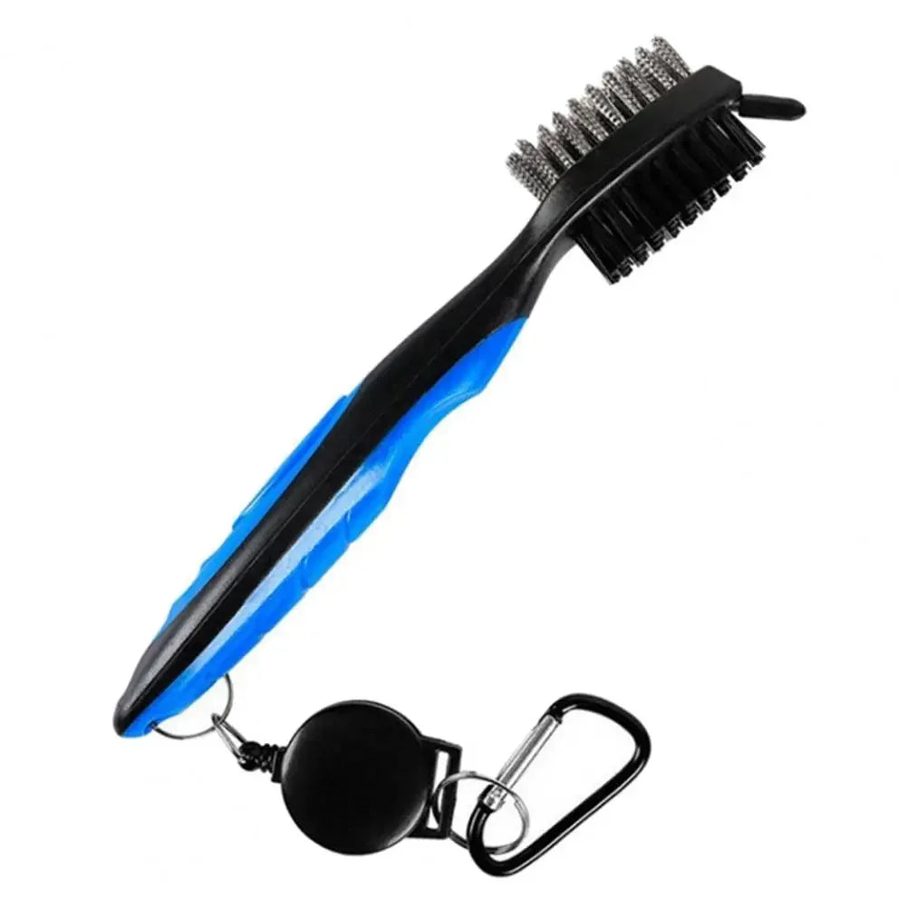 Club Cleaning Brush Golf Club Brush Golf Grooves Cleaning Brush 2 Sided Golf Putter Wedge Ball Cleaner Gof Accessories Peaceful Pleasures Health and Wellness Blue
