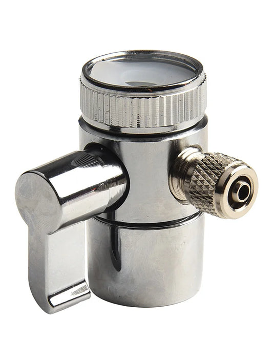 Faucet Diverter Valve M22 Silver Above Counter Water Filter 1 4 RO Peaceful Pleasures Health and Wellness Default Title