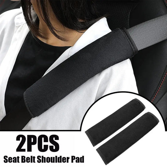 2pcsUniversal Car Safety Belt Cover Adjustable Seat Belt Cover Shoulder Strap Covers Car Shoulder Protector Pad Auto Accessories Peaceful Pleasures Health and Wellness