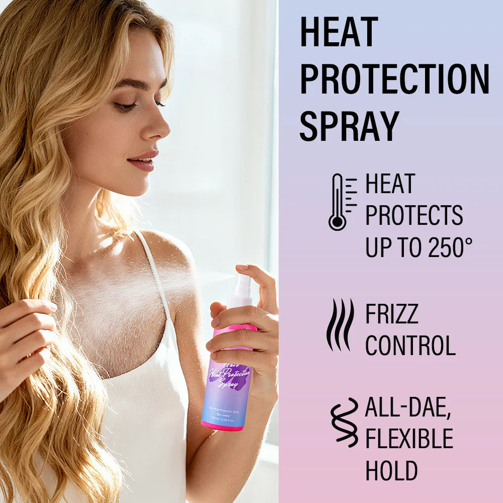 EJW Heat Protection Spray – Frizz Control, Protects to 250°F